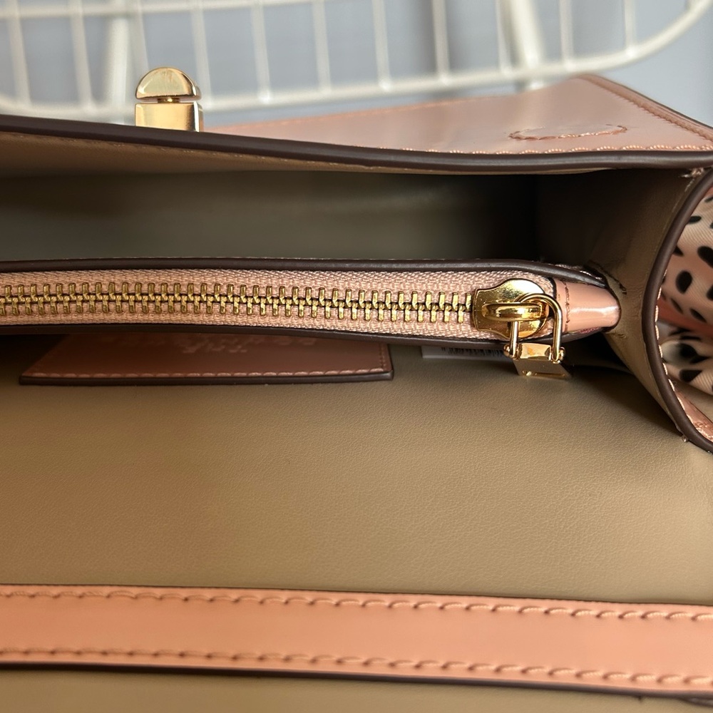 Marc Jacobs Downtown Top Handle Bag in Pink Leather with Scarf - Picture 6 of 10